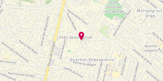Plan de Pharmacie Beauséjour, 28 Avenue Marthe, 91390 Morsang-sur-Orge