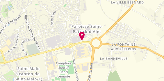 Plan de Pharmacie de la Croix Desille, 57 Bis Boulevard des Deportes, 35400 Saint-Malo