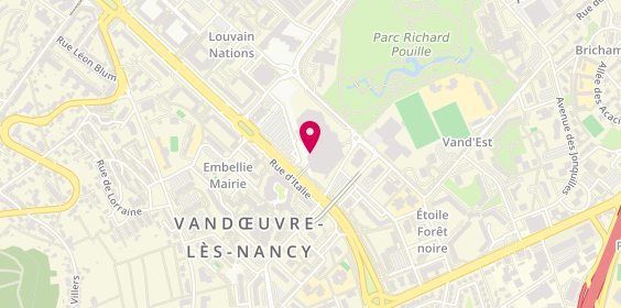 Plan de Pharmacie des Nations - Univers Pharmacie, Centre Commercial Les Nations
23 Boulevard de l'Europe, 54500 Vandœuvre-lès-Nancy