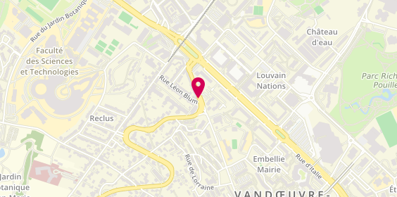 Plan de Pharmacie Alan Phcie du Velodrome, 157 Avenue General Leclerc, 54500 Vandœuvre-lès-Nancy