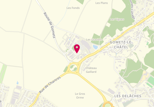 Plan de Pharmacie de Gometz, 5 Rue du Fromenteau, 91940 Gometz-le-Châtel