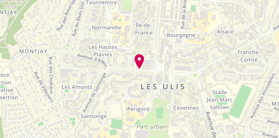 Plan de Pharmacie du Coeur de Ville, 4 Avenue de Berry, 91940 Les Ulis