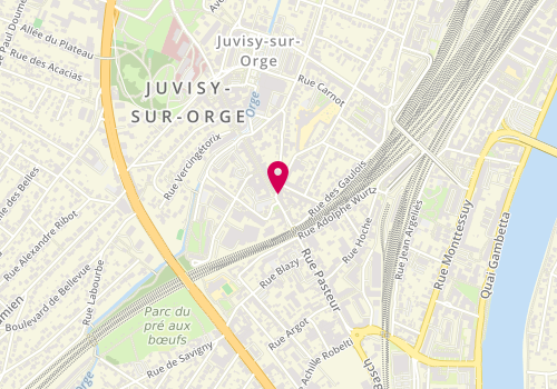 Plan de Doctipharma, 16 Grande Rue 2 Avenue de la Republique, 91260 Juvisy-sur-Orge