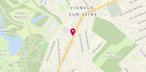 Plan de Pharmacie Marin, 23 Avenue Henri Barbusse, 91270 Vigneux-sur-Seine