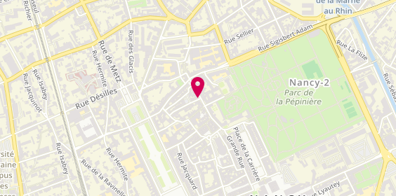 Plan de Pharmacie Bloch Collinet, 117 Rue Grande Rue, 54000 Nancy