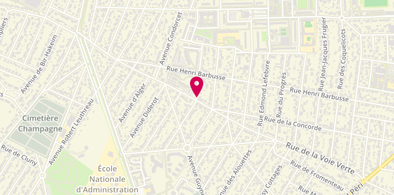 Plan de Pharmacie de Paris, 2 Rue des Oiseaux
76 Rue de la Voie Verte, 91200 Athis-Mons