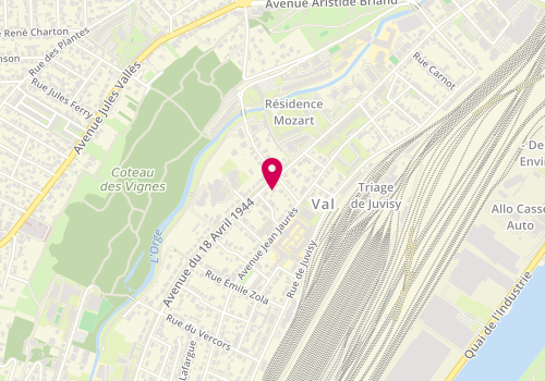 Plan de Pharmacie Mozart, 111 Avenue du 18 Avril, 91200 Athis-Mons