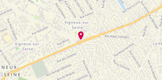Plan de Pharmacie de la Poste, 153 Avenue Henri Barbusse, 91270 Vigneux-sur-Seine