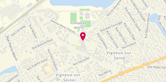 Plan de Pharmacie de la Croix Blanche, 1 Place du 14 Juillet, 91270 Vigneux-sur-Seine
