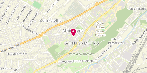 Plan de Pharmacie de la Mairie, 16 Rue Valentin Conrart, 91200 Athis-Mons