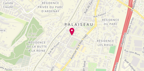 Plan de Pharmacie Sarrazin, 125 Rue de Paris, 91120 Palaiseau
