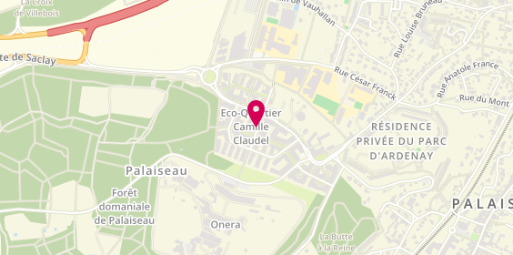 Plan de Pharmacie des Ecoles, 2 Place des Causeuses, 91120 Palaiseau