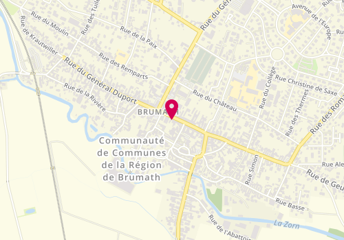 Plan de Pharmacie du Cerf, 6 Rue Jacques Kablé, 67170 Brumath