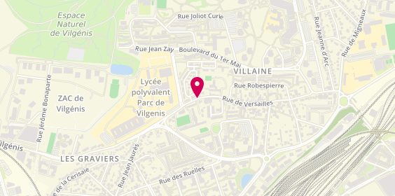 Plan de Pharmacie du Lycée, 72 Bis Rue de Versailles, 91300 Massy