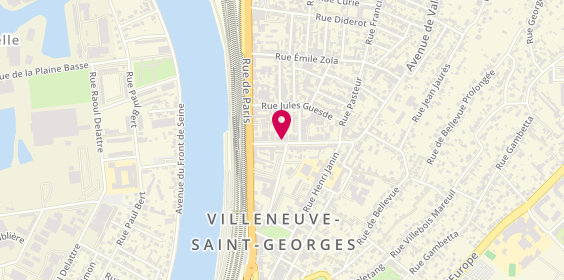 Plan de Pharmacie Carnot, 11 avenue Carnot, 94190 Villeneuve-Saint-Georges