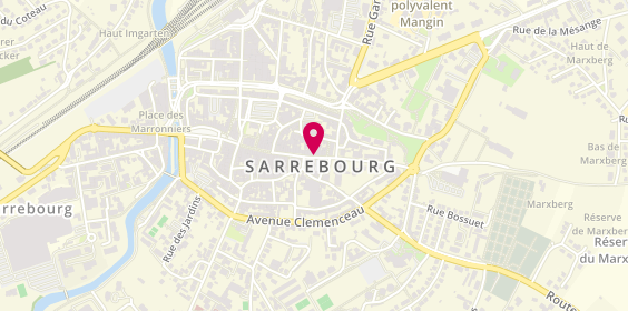 Plan de Pharmacie de l'Ange, 66 Grand Rue, 57400 Sarrebourg