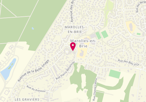 Plan de Pharmacie de Marolles Grosbois, 4 Allee des Marchands, 94440 Marolles-en-Brie