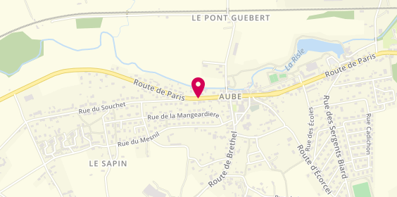Plan de Pharmacie Albine, 96 Route de Paris, 61270 Aube