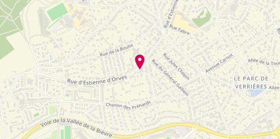 Plan de Pharmacie du Buisson, 103 Rue d'Estiennes d'Orves, 91370 Verrières-le-Buisson