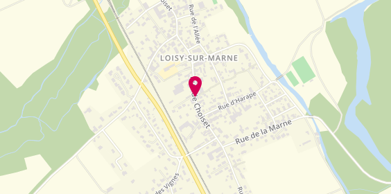 Plan de Pharmacie de Loisy, 75 Rue de Choiset, 51300 Loisy-sur-Marne