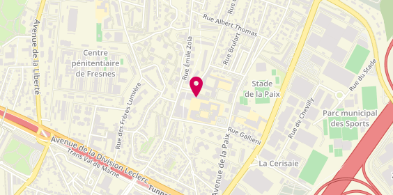 Plan de Pharmacie du Centre Charcot, 10 Rue du Dr Charcot, 94260 Fresnes