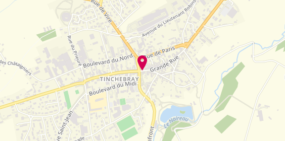 Plan de Pharmacie de Tinchebray-Bocage, 89 Rue Grande Rue, 61800 Tinchebray
