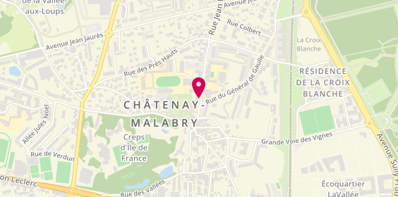 Plan de Pharmacie Centrale, 90 Rue Jean Longuet, 92290 Châtenay-Malabry