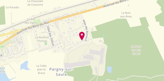 Plan de Pharmacie de Pargny, Centre Commercial le Bois du Roi
1 Place Jean Monnet, 51340 Pargny-sur-Saulx