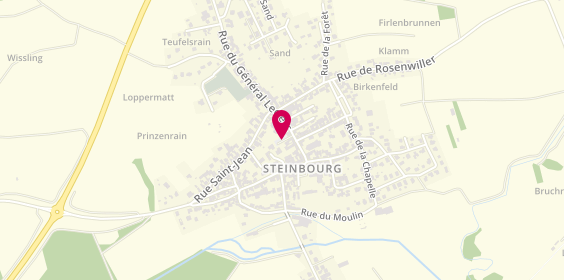 Plan de Pharmacie de Steinbourg, 19 Rue du Marechal Leclerc, 67790 Steinbourg