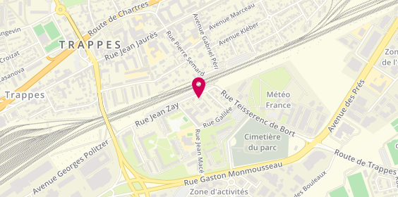 Plan de Pharmacie de la Gare, 3 Rue Jean Zay, 78190 Trappes