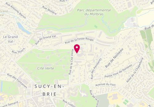 Plan de Pharmacie du Rond d'Or, 23 place De la Fraternité, 94370 Sucy-en-Brie