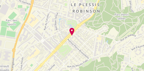 Plan de Pharmacie de la Cité, 9 Bis Avenue Charles de Gaulle, 92350 Le Plessis-Robinson