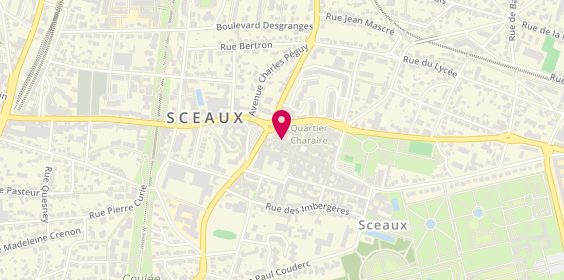 Plan de Pharmacie Centrale de Sceaux, 106 Rue Houdan, 92330 Sceaux