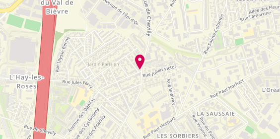 Plan de Pharmacie Principale, 155 Rue de Bicètre, 94240 L'Haÿ-les-Roses