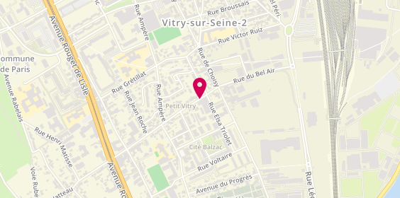 Plan de Pharmacie Balzac, 39 Rue Anselme Rondenay, 94400 Vitry-sur-Seine