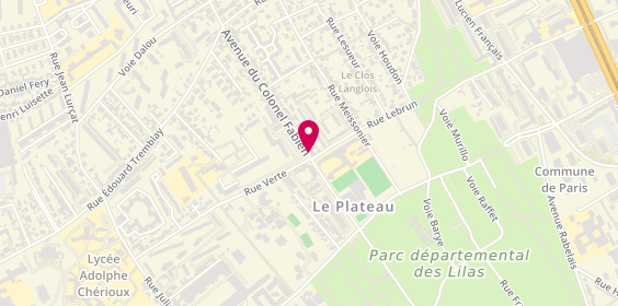 Plan de SELAS Pharmacie de l'Avenue, 22 Avenue du Colonel Fabien, 94400 Vitry-sur-Seine