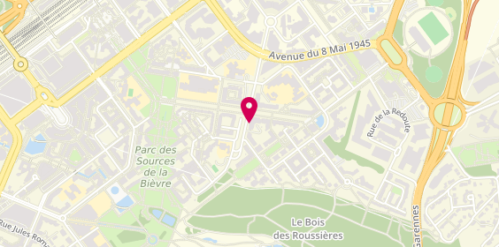 Plan de Pharmacie Cantegrit, 21 Rue de la Mare de Troux, 78280 Guyancourt