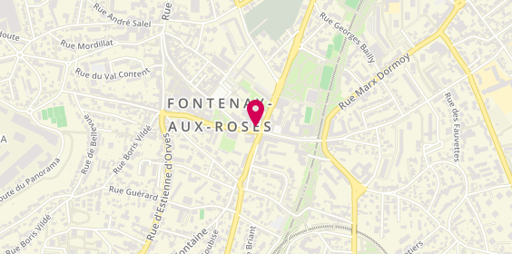 Plan de Pharmacie Telle, 40 Rue Boucicaut, 92260 Fontenay-aux-Roses
