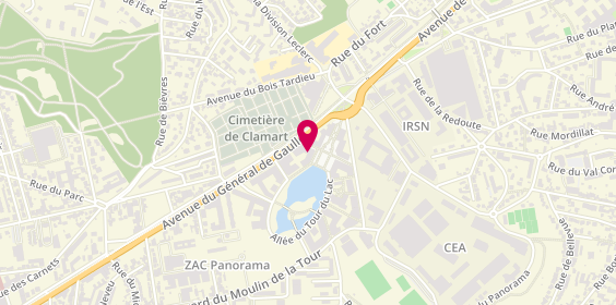 Plan de Pharmacie Aude, Zone Aménagement 
16 Place du Panorama, 92140 Clamart