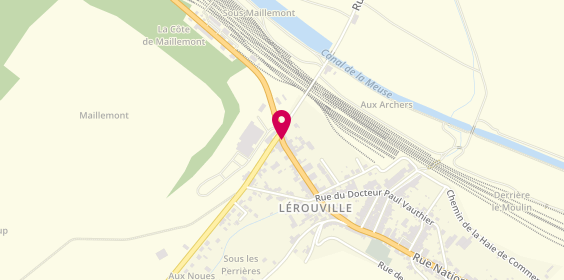 Plan de Pharmacie Gardeur, 11 Route Nationale, 55200 Lérouville