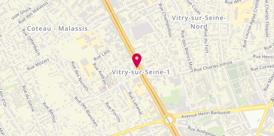 Plan de Pharmacie Souir, 5 Boulevard de Stalingrad, 94400 Vitry-sur-Seine