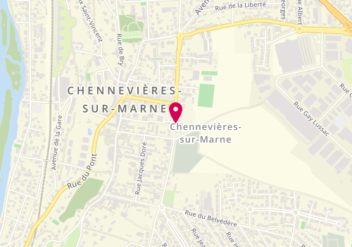 Plan de Pharmacien Giphar, 32 Rue Aristide Briand, 94430 Chennevières-sur-Marne