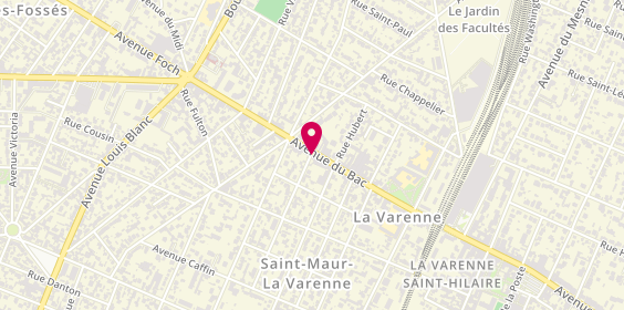 Plan de Pharmacie du 38 Avenue du Bac, 38 avenue du Bac, 94210 Saint-Maur-des-Fossés