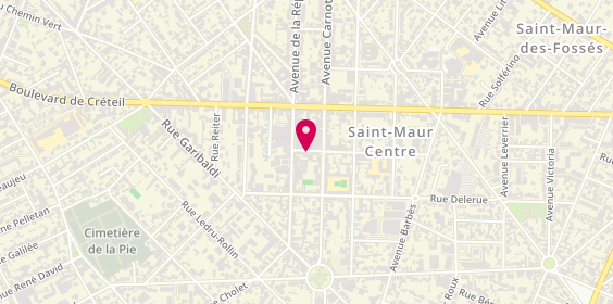 Plan de Pharmacie d'Adamville, 4 Bis Rue d'Inkermann, 94100 Saint-Maur-des-Fossés