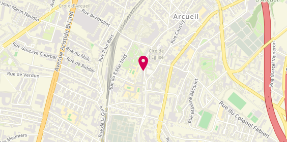 Plan de Pharmacie Raspail, 39 Rue Emile Raspail, 94110 Arcueil