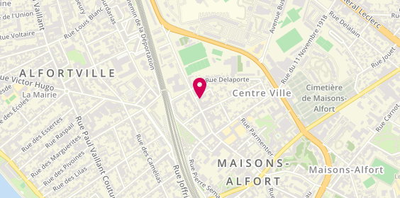 Plan de SERVAT Marie Claude, 86 avenue du Général de Gaulle, 94700 Maisons-Alfort