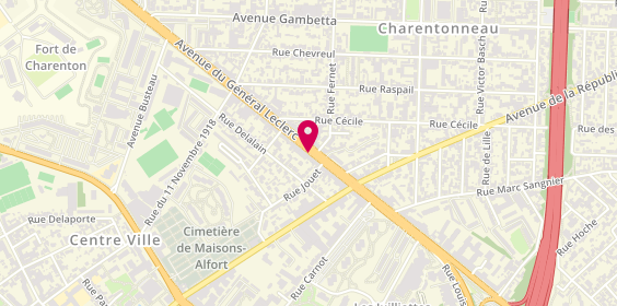 Plan de Pharmacie Borgnon, 62 Avenue General Leclerc, 94700 Maisons-Alfort