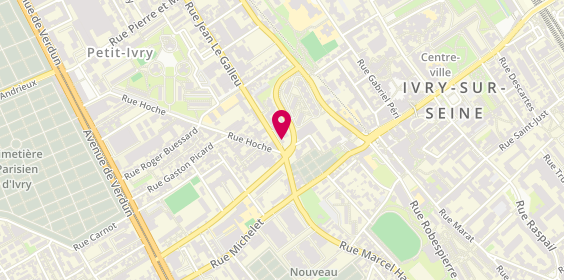 Plan de Lafayette, 55 Rue Jean le Galleu, 94200 Ivry-sur-Seine