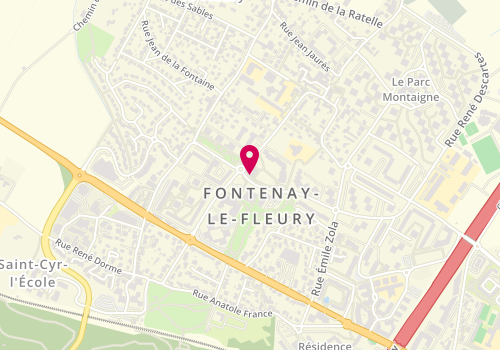 Plan de Pharmacie de l'Hôtel de Ville, 2 place du Cormier, 78330 Fontenay-le-Fleury