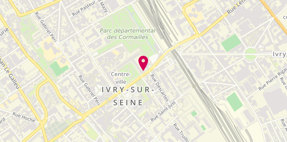 Plan de Pharmacie Centrale, 70 avenue Georges Gosnat, 94200 Ivry-sur-Seine